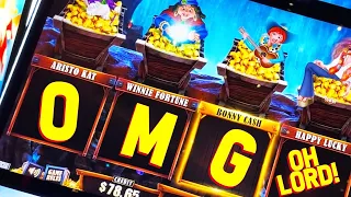 VegasLowRoller Gets a BIG JACKPOT on the New Where's The Gold Jackpots Slot Machine!