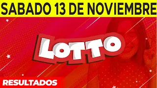 Resultados del Lotto del Sábado 13 de Noviembre del 2021