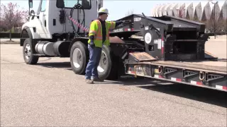 Tractor Trailer Low Boy Pt. 1 - Disconnecting