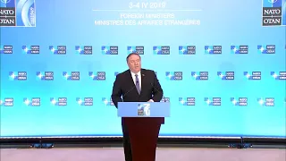 Press Availability at NATO Foreign Ministerial 2019 with Q & A