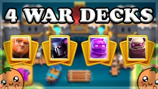 4 WAR DECKS for CLAN WARS 2 🍊