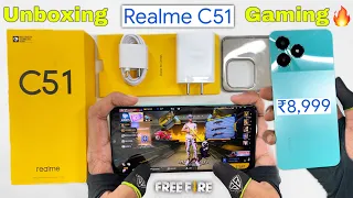 Realme C51 unboxing and gaming all features