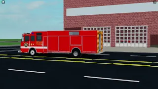 Roblox Portland, Oregon: Portland Fire & Rescue Squad 1 responding code 3