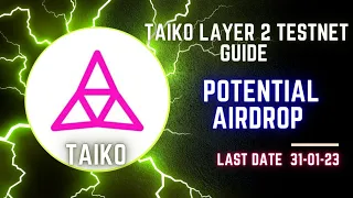 $10000 Taiko Testnet Airdrop | Claim Free POAP For a Huge Airdrop |