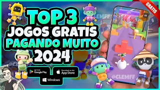 TOP 3 JOGOS NFT GRÁTIS PAGANDO MUITO EM 2024 - FREE TO PLAY & PLAY TO EARN - PC ANDROID E IOS