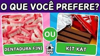 🔁 QUIZ O QUE VOCÊ PREFERE? ESPECIAL DE DOCES 🍬 - BobQuiz