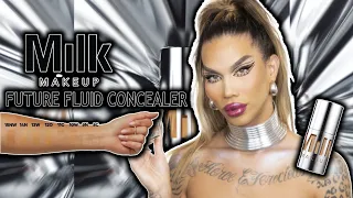 MILK MAKEUP - FUTURE FLUID CONCEALER FIRST IMPRESSION & HONEST REVIEW | Kimora Blac