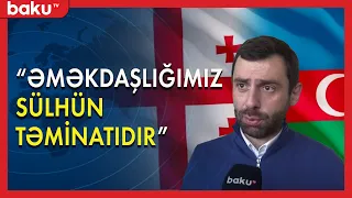 Sabiq müşavir: " Azərbaycan-Gürcüstan əməkdaşlığı sülhün təminatıdır " - BAKU TV