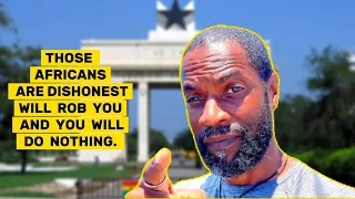 GHANA & TANZANIA INSULTED, STEREOTYPICAL BLACK AMERICAN CALLS AFRICANS THEIVES & SCAMMERS.