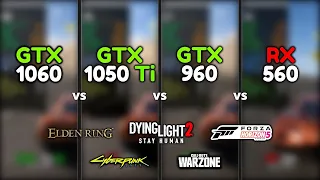 GTX 1060 vs GTX 1050 Ti vs GTX 960 vs Rx 560 | 8 Games Tested