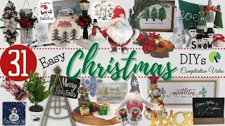 31 CHRISTMAS IN JULY DECORATION DIYS🎄DOLLAR TREE WINTER DIYS🎄BUDGET FRIENDLY CHRISTMAS DECOR DIY