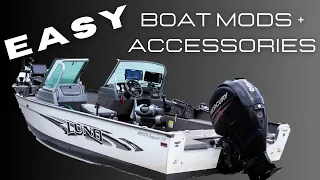 EASY Boat Modifications, Accessories & Upgrades - Storage Hacks, Tools, Lighting, Batteries & More!