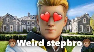 Fortnite roleplay-The weird stepbrother)(a fortnite short flim#910