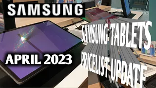 Samsung Tablet Prices Update Tab A7 Lite,Tab A8,Tab S7 FE,Tab S8 Ultra