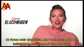 [LEGENDADO] Scarlett Johansson e Florence Pugh em entrevista ao Access, sobre "Viúva Negra".