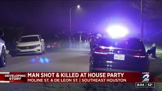 Man shot, killed at house party in southeast Houston