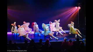 Intermediate Chairdance students perform Fancy - The Bombshell Burlesque Academy