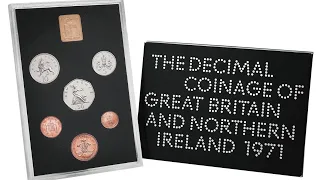 1971 The Decimal Coinage Of Great Britain And Northern Ireland Proof Set