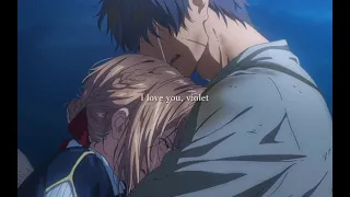 violet evergarden movie love confession scene