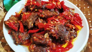 RESEP DENDENG BALADO BASAH