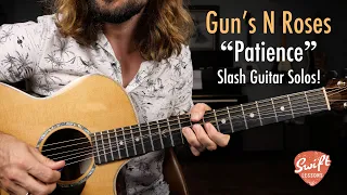 Guns N' Roses "Patience" - Slash Guitar Solos Lesson!