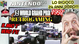 F1 WORLD GRAND PRIX 1997 NINTENDO 64 RETROGAMING GAMEPLAY 😱