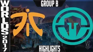 FNC vs IMT Highlights | 2017 World Championship Week 2 Group B Worlds 2017 | Fnatic vs Immortals