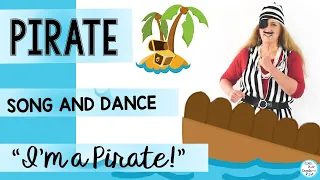 Pirate Dance for Children 🎵 Pirate Song for Children 🎵Kids Pirate  Action Song🎵 Sing Play Create