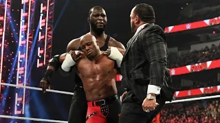 MVP helps Omos launch a sneak attack on Bobby Lashley: WWE Raw, April 4, 2022  #wweraw #wwe