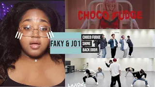 JO1 | PENTAGON SHINE AND STRAY KIDS BACK DOOR KCON & FAKY CHOCO FUDGE REACTION