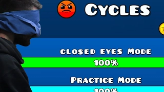 Geometry Dash - Level 9 Cycles Closed Eyes