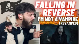 TeddyGrey Reacts to “Falling In Reverse - I’m Not A Vampire (Revamped)” | REACTION