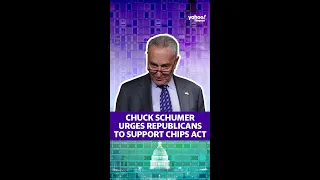 Chuck Schumer urges Republican senators to support CHIPS Act