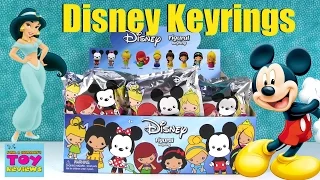 Disney Princess Collection Figural Keyring Blind Bag Opening Toy Review | PSToyReviews
