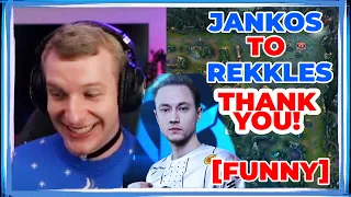 G2 Jankos to G2 Rekkles - Thank You! [FUNNY]