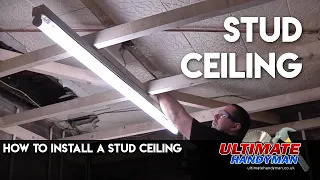 How to install a stud ceiling