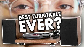 1byone Hi-Fi Turntable Stereo Set w/ bluetooth + speakers review