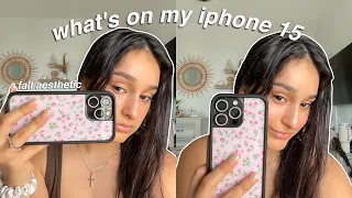 WHAT'S ON MY IPHONE 15 PRO MAX? 📱💖✨