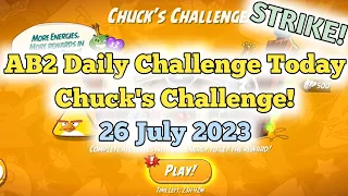 Angry Birds 2 - AB2 Daily Challenge Today Chuck's Challenge! STRIKE! (3-3-4 Rooms)