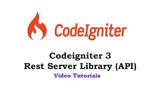 #5 Codeigniter 3 - Rest Server Library API - User Registration flow on a REST #API