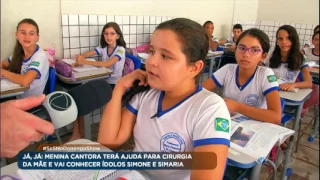 Menina cantora de 12 anos faz sucesso na pequena Esperantina (PI)