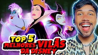 AS VILÃS MAIS ICONICAS DA DISNEY - TOP 05