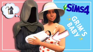 so... we gave birth to the GRIM REAPERS BABY || Sims 4 Occult Baby Challenge #27