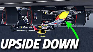 Can a FORMULA 1 Car Drive UPSIDE DOWN? | DRS? Without Wings?