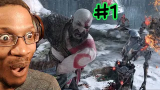 God Of War GOT ME HYPE | First Time Playing God of War (PART 1)