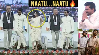 Ram Charan Dance With South Korean Embassy For Naatu Naatu Song In G20 Summit | Daily Culture