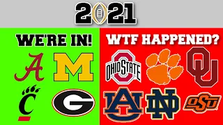 College Football "THERE GOES YOUR PLAYOFF CHANCES" Moments 2021