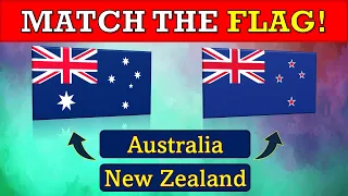 Match the Country Flag 🚩 | Similar Flags Quiz