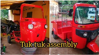 tuk tuk assembly...after the paint