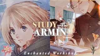 STUDY WITH ARMIN (and others) ˚✩// subliminal bundle w/ anime lofi mix [for school & work]